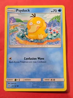 2017 Pokemon Sun and Moon #28 Psyduck, C, NF/H, cd1 - Image 1