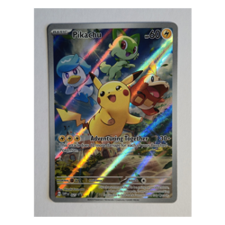 Pokemon Pikachu 027 Black Star Paldea Promo - Image 1