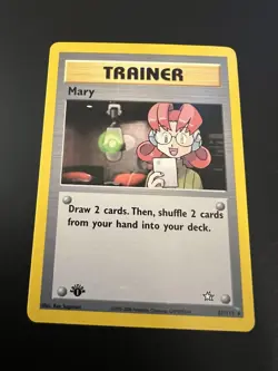 Mary 87/111 Neo Genesis 1st Edition 2000 Pokemon Card Rare LP - Image 1