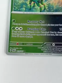 Iron Leaves 19/167 Twilight Masquerade Reverse Holo Rare Pokemon Card 2024 - Image 3