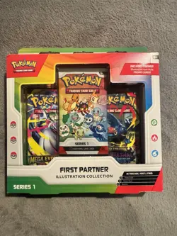 Pokemon TCG First Partner Illustration Collection Series 1 Box 3 Promo Cards - Image 1