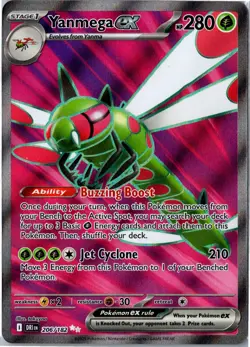 Yanmega ex Ultra Rare 206/182 Destined Rivals Near Mint - Image 1