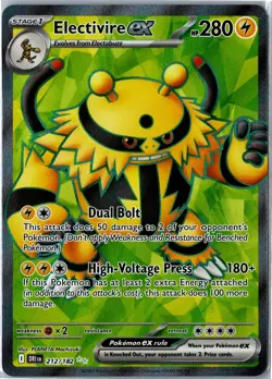 Electivire ex Ultra Rare 212/182 Destined Rivals Near Mint - Image 1