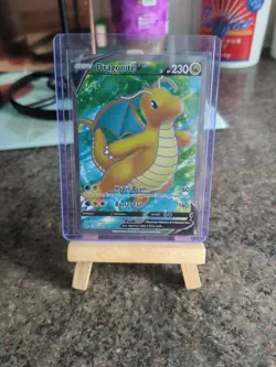 Dragonite V 076/078 - Pokemon GO Set - Full Art Ultra Rare Holo - Near Mint - Image 1