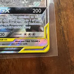 Pokemon Pikachu & Zekrom GX SM168 Black Star Promo Tag Team LP/NM - Image 1