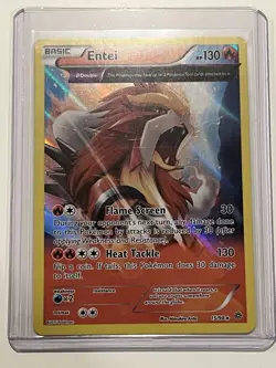 Pokemon TCG Entei Ancient Origins 15/98 Reverse Holo Holo Rare LP - Image 1