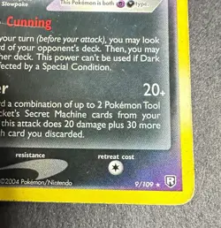 Dark Slowking - Team Rocket Returns - 9/109 - Holo Rare - Pokemon TCG - HP - Image 5