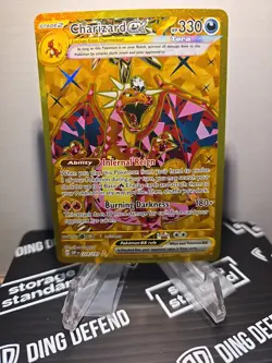 Charizard EX 228/197 NM Obsidian Flames 2023 Gold Hyper Rare Holo Pokemon TCG - Image 1