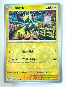 Blitzle 062/182 Reverse Holo Common Paradox Rift Pokemon Pack Fresh Near Mint NM - Image 5
