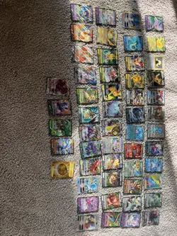 Pokemon TCG mixed lot ranging from nm to mp - Image 1
