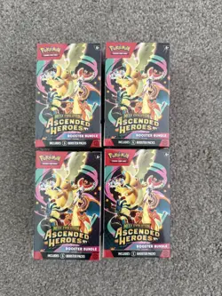 4 x Pokemon TCG Ascended Heroes Booster Bundle - New & Sealed ✅ - Image 1