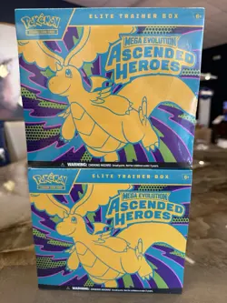 (2) Ascended Hero’s ETB Pokemon | Factory Sealed Boxes 🔥🔥🔥God Pack Gengar - Image 1