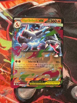 Mega Charizard X ex 013/094 Double Rare Phantasmal Flames Pokemon NM/M - Image 1