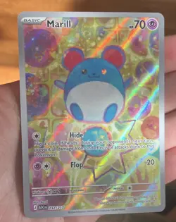 Marill 232/217 ASC Holo Basic 70 HP 20 Attack Pokemon TCG - Image 1