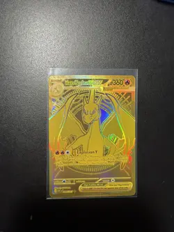 Mega Charizard Y EX 294/217 Gold Hyper Rare Ascended Heroes Pokemon TCG - Fresh! - Image 3
