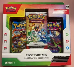 Pokemon TCG First Partner Illustration Collection Series 1 New Sealed - Image 1