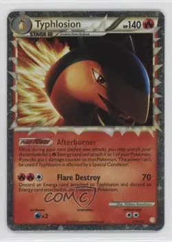 Typhlosion Holo Pokemon HeartGold & SoulSilver #110 2010 - Image 1