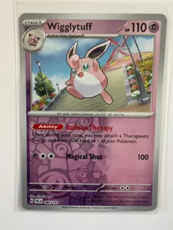 WIGGLYTUFF 084/193 PALDEA EVOLVED RARE POKEMON REVERSE HOLO NM/M HITOSHI ARIGA - Image 1