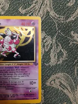 Pokemon 1999 - Mr. Mime - 6/64 - Holo - Jungle MP - Image 2