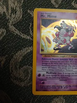 Pokemon 1999 - Mr. Mime - 6/64 - Holo - Jungle MP - Image 3