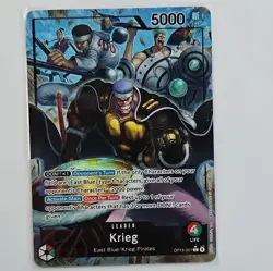 Krieg (OP15-001) (Alt Art) Leader Card - One Piece Adventure on Kami’s Island NM - Image 1
