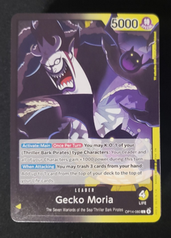 One Piece TCG Black/Yellow Gecko Moria Complete Custom Deck/Core - OP15 - Image 1