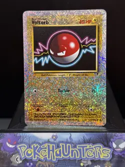 Pokemon Card Voltorb 97/110 Reverse Holo Legendary Collection Set Light Play - Image 1