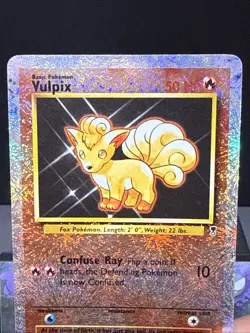 Pokemon Card Vulpix 98/110 Legendary Collection Set Reverse Holo Light Play - Image 2