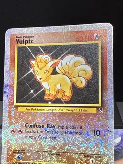 Pokemon Card Vulpix 98/110 Legendary Collection Set Reverse Holo Light Play - Image 3