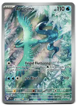Articuno 161/159 - 🌊 Journey Together Illustration Rare Pokemon TCG 🖤 - LP - Image 1
