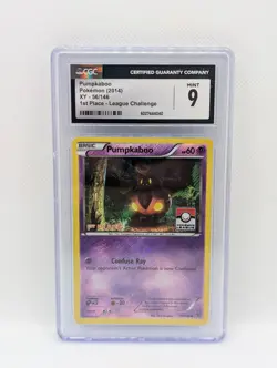 2014 POKEMON XY | CROSSHATCH-2014 1ST PLACE POKEMON LEAGUE Pumpkaboo-Holo CGC 9 - Image 1