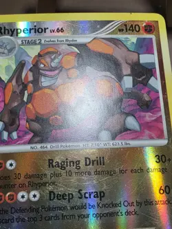 HP Pokemon Supreme Victors Rhyperior Rare Reverse Holo 10/147 - Image 5
