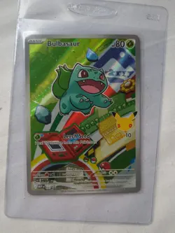 Pokemon TCG Bulbasaur #037 Black Star Promo First Partner Collection NM - Image 1