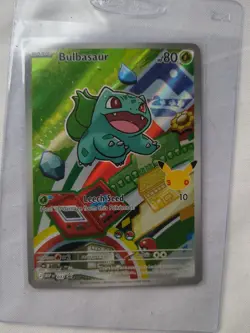 Pokemon TCG Bulbasaur #037 Black Star Promo First Partner Collection NM - Image 2