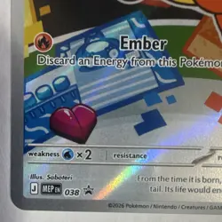 Charmander Promo Holo Me: Mega Evolution Promo MEP EN 038 2026 Basic HP 80 - Image 4
