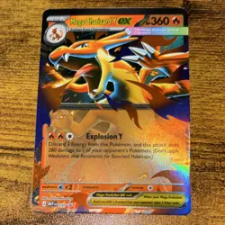 Pokemon Mega Charizard Y EX Mega Evolution Promo 030 - Image 1