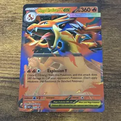 Pokemon Mega Charizard Y EX Mega Evolution Promo 030 - Image 2