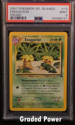 Southern Islands Exeggutor PSA 9 (8737) 13/18 Pokemon - Image 1