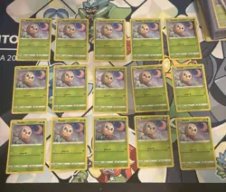 Lot Of 15 Rowlett SWSH220 Black Star Promo Pokemon Cards & Prof Juniper Sleeves - Image 1