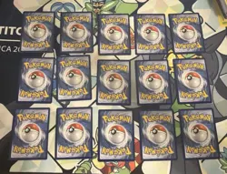 Lot Of 15 Rowlett SWSH220 Black Star Promo Pokemon Cards & Prof Juniper Sleeves - Image 2