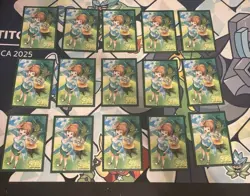 Lot Of 15 Rowlett SWSH220 Black Star Promo Pokemon Cards & Prof Juniper Sleeves - Image 4