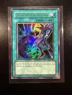 1996 Yu-Gi-Oh #AST-095 "Dark Magic Attack" Ultra Rare - Image 1