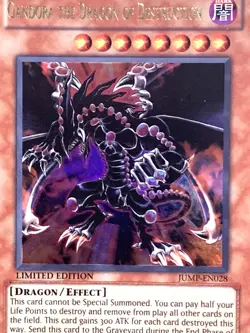yugioh Gandora the Dragon of Destruction JUMP-EN028 new cards Near Mint - Image 2