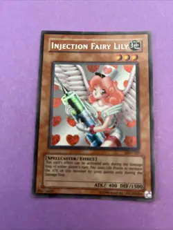Konami Injection Fairy Lily LOD-100 Secret Rare Legacy of Darkness Unlimited - Image 2