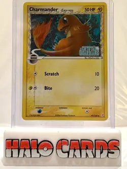 PACK FRESH Pokemon Charmander 49/100 Reverse Holo EX Crystal Guardians W10 - Image 1