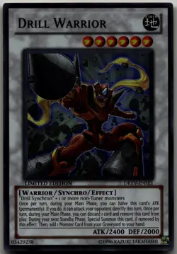 Drill Warrior Super Rare Duelist Revolution DREV-ENSE1 LP - Image 1