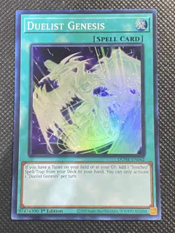 3x YuGiOh! - Duelist Genesis DUNE-EN062 Super Rare 1st Edition Near Mint - Image 2