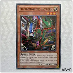 Electromagnetic Bagworm - ABYR-EN090 - Common 1st Edition Yugioh - Image 1