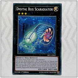 Digital Bug Scaradiator - MP17-EN027 - Common 1st Edition Yugioh MP17 - Image 1