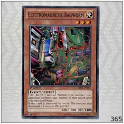 Electromagnetic Bagworm - ABYR-EN090 - Common 1st Edition Yugioh - Image 1